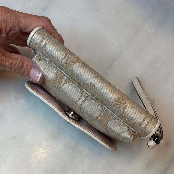 Coach Ashley Signature Sateen Small Zip Wallet - Picture 10 of 16